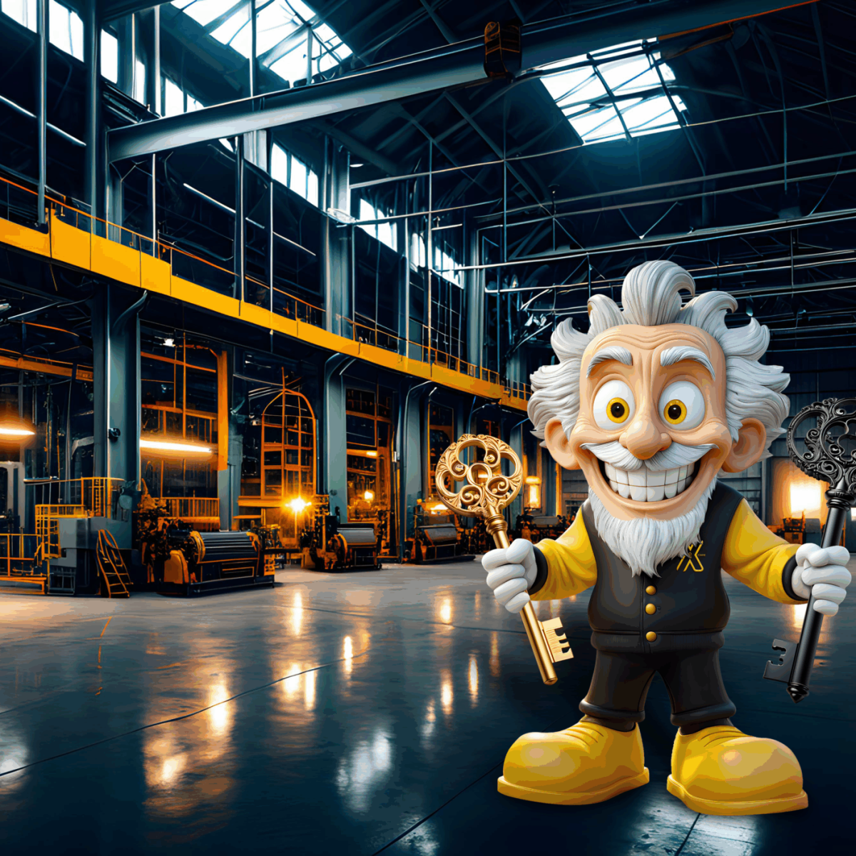 Usine + Mascotte
